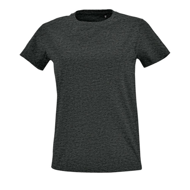 Футболка женская Imperial Fit Women, черный меланж Футболка женская Imperial Fit Women, черный меланж