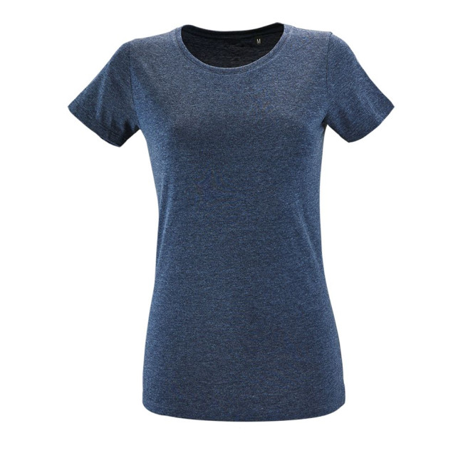 Футболка женская Regent Fit Women, синий меланж Футболка женская Regent Fit Women, синий меланж