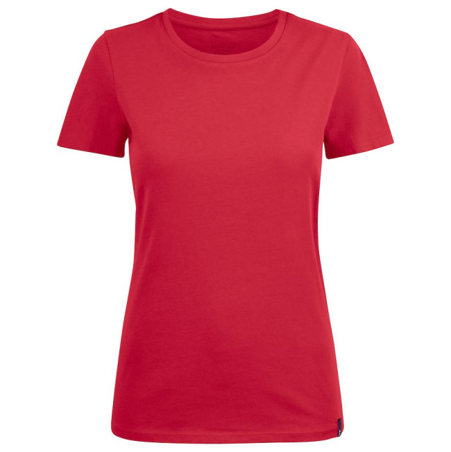 Футболка женская Ladies American U, красная Футболка женская Ladies American U, красная