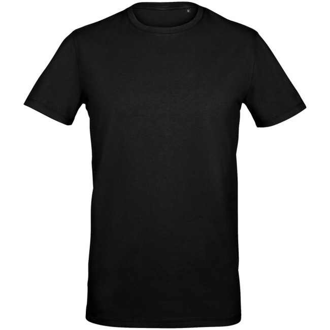 Футболка мужская Millenium Stretch Men, черная Футболка мужская Millenium Stretch Men, черная