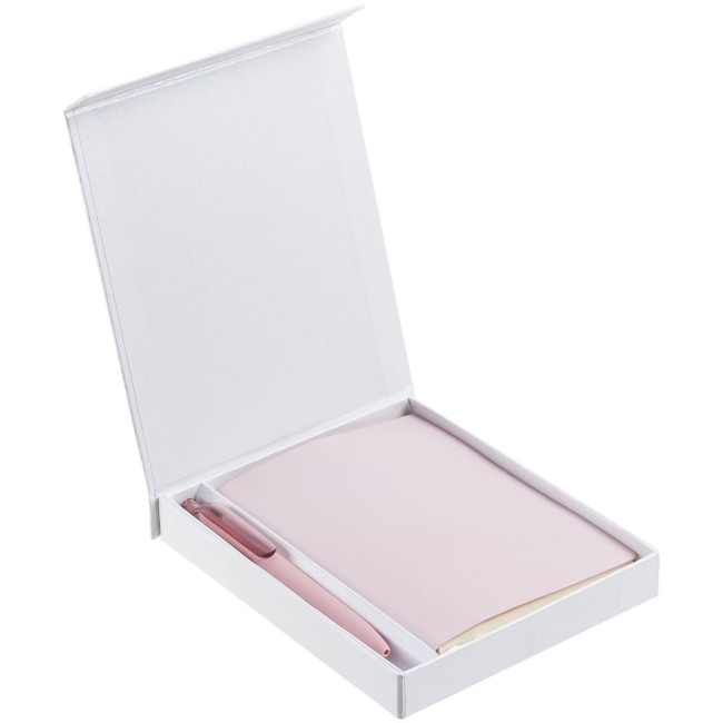 Коробка Shade под блокнот и ручку, белая Коробка Shade под блокнот и ручку, белая